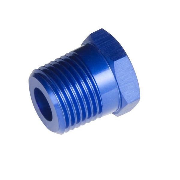 Red Horse Performance -06 (3/8") NPT MALE TO -02 (1/8") NPT FEMALE REDUCER - BLUE 912-06-02-1 - main